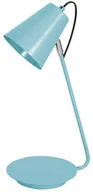 Lampy stojące - Luminex Lampka biurkowa Table Lamps 8300 lampa stołowa 1x60W E27 niebieska - miniaturka - grafika 1