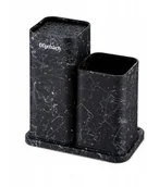 Akcesoria do sztućców - Ofenbach Blok, stojak do noży, organizer kuchenny dwukomorowy 100214 - miniaturka - grafika 1