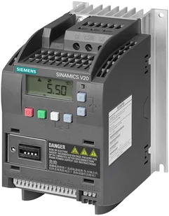 Siemens Sinamics v20 1ac200-240v -10/+10% 47-63hz rated power 0.55kw 6SL3210-5BB15-5BV1 - Inne akcesoria elektryczne Siemens Sinamics v20 1ac200-240v -10/+10% 47-63hz rated power 0.55kw 6SL3210-5BB15-5BV1 - Inne akcesoria elektryczne - miniaturka - grafika 1