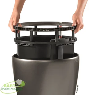 Lechuza Donica CLASSICO LS 43/40 espresso metalik CLASSICO LS 43 ESPRE - Donice - miniaturka - grafika 4