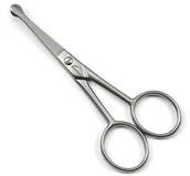 Depilacja - Zakrzywione nożyczki do uszu i nosa Mont Bleu, ze stali węglowej, wyprodukowane we Włoszech 4 MB-F25CNSSA140 - miniaturka - grafika 1