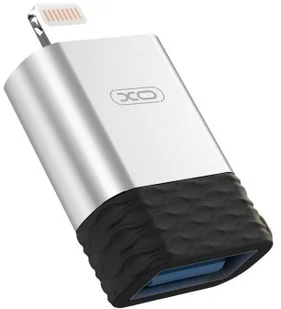 XO XO adapter NB186 USB - Lightning srebrny OTG 8_2274953 - Huby USB - miniaturka - grafika 2