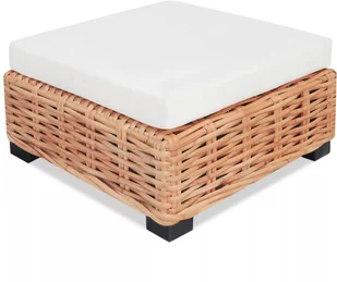 vidaXL Zestaw wypoczynkowy, 18 elementów, naturalny rattan - Meble ogrodowe - miniaturka - grafika 6