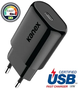 Kanex GoPower - Ładowarka sieciowa USB-C (Power Delivery) 18 W (czarna) K160-1526-EUBK - Ładowarki do telefonów - miniaturka - grafika 5