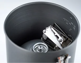 GSI Garnek turystyczny, Halulite, szaro-pomarańczowy, 1,8 l - Akcesoria turystyczne - miniaturka - grafika 5