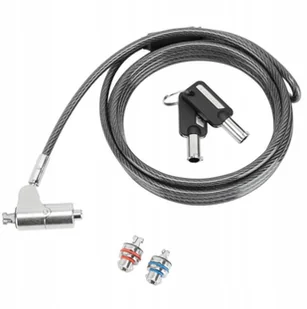 Targus Linka zabezpieczająca Blokada kluczowa DEFCON 3-in-1 ASP85GL - Zabezpieczenia do laptopów - miniaturka - grafika 2