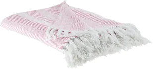 Beliani Koc różowy 130 x 160 cm TANGIER - Poduszki ogrodowe - miniaturka - grafika 2