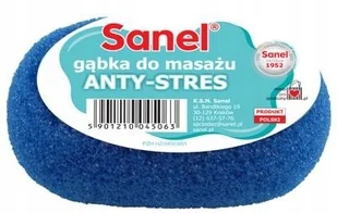 Sanel Gąbka do masażu Antystres - Rękawice i gąbki do kąpieli - miniaturka - grafika 4