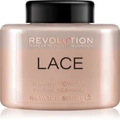 Pudry do twarzy - Makeup Revolution Baking Powder puder sypki odcień Lace 32 g - miniaturka - grafika 1