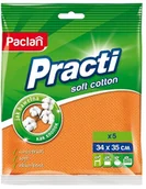 Akcesoria do myjek - Paclan Ścierki  Practi Jak Bawełna 5 szt. - miniaturka - grafika 1