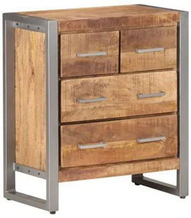 vidaXL Lumarko Szafka, 60x35x70 cm, surowe drewno mango 323485 - Szafki do salonu - miniaturka - grafika 9