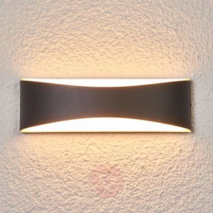 LAMPENWELT.COM Akira, kinkiet zewnętrzny LED - Lampy ogrodowe - miniaturka - grafika 3