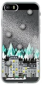 Etui i futerały do telefonów - Big Ben Connected etui ochronne twarde etui do iPhone 5/5S/SE, motyw cieczy ze srebrnymi cekinami Snow Town srebrne COVSNOWTOWNIPSE - miniaturka - grafika 1