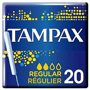 Tampax Tampax - Tampony z wkładką Regular - 20 sztuk - Wkładki higieniczne - miniaturka - grafika 2