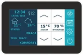 Akcesoria do wentylacji i klimatyzacji - Bartosz Panel dotykowy PS-D6 (czarny) PS-D6_czarny - miniaturka - grafika 1