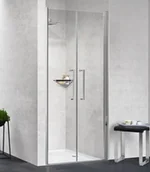 Ścianki i drzwi prysznicowe - Novellini Young 2.0 2B Drzwi prysznicowe uchylne wnękowe 67-71x200 cm profile chrom szkło przezroczyste Y22B67-1K - miniaturka - grafika 1