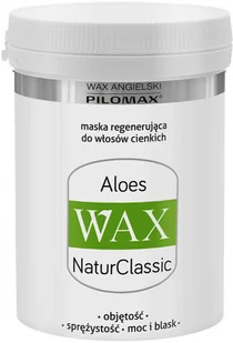 Pilomax Aloes Wax Maseczka regenerująca do włosów cienkieich 240 ml 705875ml2 - Maski do włosów Pilomax Aloes Wax Maseczka regenerująca do włosów cienkieich 240 ml 705875ml2 - Maski do włosów - miniaturka - grafika 3