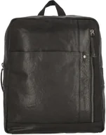 Torby na laptopy - Spikes & Sparrow Bronco Plecak skórzana 34 cm przegroda na laptopa black 69530B-00 - miniaturka - grafika 1