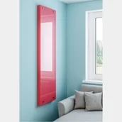 Grzejniki pokojowe - Luxrad dekoracyjny grzejnik Vitro z osłoną szklaną 1500x500 VIT15005009003ZDC - miniaturka - grafika 1