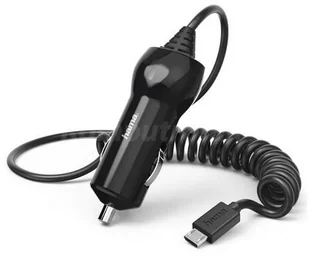 ŁADOWARKA SAMOCHODOWA MICRO USB 12V 1,2A CZARNA) - Ładowarki samochodowe - miniaturka - grafika 3