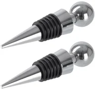 Pozostałe akcesoria barmańskie - Zatyczka / korek do wina butelek nierdzewny 2 szt 144508 - miniaturka - grafika 1