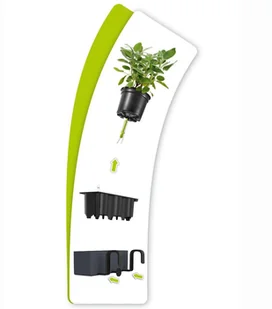 Lechuza Donica Balconissima 40 z uchwytami, limonkowa, 13685 - Donice - miniaturka - grafika 5