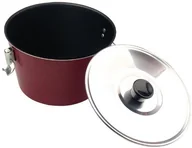 Brytfanny - Ibili Charlotte-kształt z pokrywką "Venus", czarny/czerwony/przezroczysty, 2-częściowy 356020 - miniaturka - grafika 1