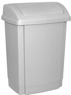 FENIKS OFFICE PRODUCTS z pokrywą OFFICE PRODUCTS, tworzywo, 15l, szary 19012211-10 - Kosze na śmieci - miniaturka - grafika 2