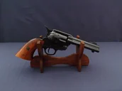 Repliki - broń - Denix SA REPLIKA REWOLWER PEACEMAKER NA STOJAKU S.COLT MODEL 1186N+801 1186N+801 - miniaturka - grafika 1