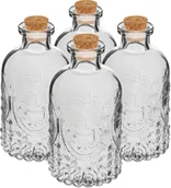 Domowy wyrób alkoholu - Browin Zestaw buteleczek z korkami, 240 ml - 4 szt. - miniaturka - grafika 1