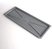 Suszarki do naczyń - Altom TACKA SREBRNA 19X51CM(DO SUSZARKEK 50CM) 5907800101126 - miniaturka - grafika 1