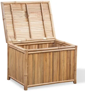 vidaXL 3 Bambusowe skrzynie - Pozostałe akcesoria kuchenne - miniaturka - grafika 5