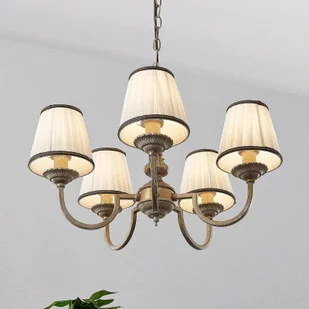 Lindby Lumiel żyrandol, 5-punktowy - Lampy sufitowe - miniaturka - grafika 3