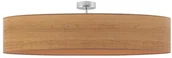 Lampy sufitowe - LYSNE Plafon do kuchni z fornirowym abażurem GRENADA ECO fi 100 cm kolor dąb sonoma 14578/11 kolor dąb sonoma - miniaturka - grafika 1