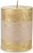 Świece - Art Pol Pol Pl Świeca Rustic Metalic Walec Mały Złoty 134763 - miniaturka - grafika 1