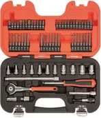 Zestawy narzędziowe - BAHCO Zestaw kluczy nasadowych i końcówek 1/4"", 65 szt. [SW65] - miniaturka - grafika 1