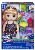 Lalki dla dziewczynek - Hasbro BABY ALIVE LALA SŁODKA PRZEKĄSKA (BLOND) - miniaturka - grafika 1