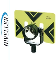 Sprzęt geodezyjny - NIVELLER Pryzmat dalmierczy 64mm z tarczą uchwytem z anodowanego aluminium Niveller 245G31001 - miniaturka - grafika 1