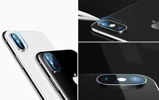 Baseus Baseus szkło Camera Lens Glass na obiektyw aparatu iPhone X SGAPIPHX-JT02 - Szkła hartowane na telefon - miniaturka - grafika 7