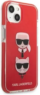 Karl Lagerfeld KLHCP13STPE2TR iPhone 13 mini 5,4" hardcase czerwony/red Karl&Choupette Head KF000968 - Etui i futerały do telefonów - miniaturka - grafika 4