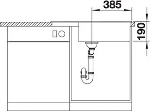 Blanco ZIA XL 6 S Compact kawowy 523282 - Zlewozmywaki - miniaturka - grafika 6