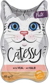 Mokra karma dla kotów - Catessy Delikatne Paszteciki z cielęciną 36 x 85 g - miniaturka - grafika 1