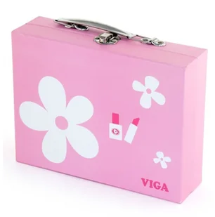 Viga VIGA 50531 ZESTAW DO MAKIJAŻU 1830 - Zabawy w naśladowanie dorosłych - miniaturka - grafika 4