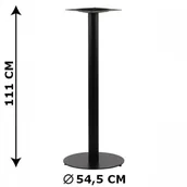 Inne meble biurowe - Stema SH Podstawa stolika SH-5001-5/B/H, fi 54,5 cm, wysokość 111 cm (stelaż stolika), kolor czarny SH-5001-5/B - miniaturka - grafika 1