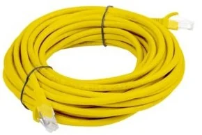 Lanberg Patch cord kat.5E 20M żółty PCU5-10CC-2000-Y - Patchcordy - miniaturka - grafika 2