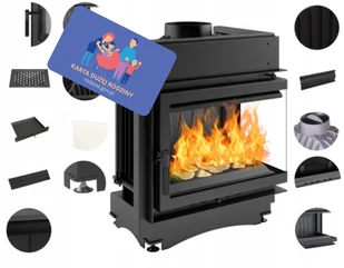 Wkład kominkowy kominek Maja Prawy Bs 150 - Wkłady kominkowe - miniaturka - grafika 2