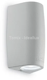 Ideal Lux Kinkiet KEOPE AP2 SMALL GRIGIO 147796 - Lampy ogrodowe - miniaturka - grafika 2
