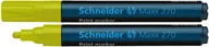 Markery permanentne - Schneider PBS Marker olejowy Maxx 270 1-3mm żółty 1 sztuka SR127005 - miniaturka - grafika 1