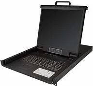 Przełączniki KVM - StarTech com com Konsola KVM do montażu na ścianie - 1U - 19 cali - 8-portowa KVM - VGA KVM - Monitor montażu stojaka - Monitor LCD do montażu na ścianie - Konsola RKCONS1908K) RKCONS1908K - miniaturka - grafika 1