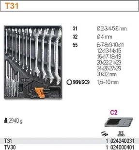Beta 2424/T31 - Zestawy narzędziowe - miniaturka - grafika 2